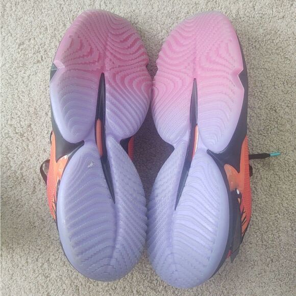 Adidas D.O.N. Issue 4 Day Of The Dead Orange Men Basketball Sneakers Size 13.5 - Picture 7 of 8